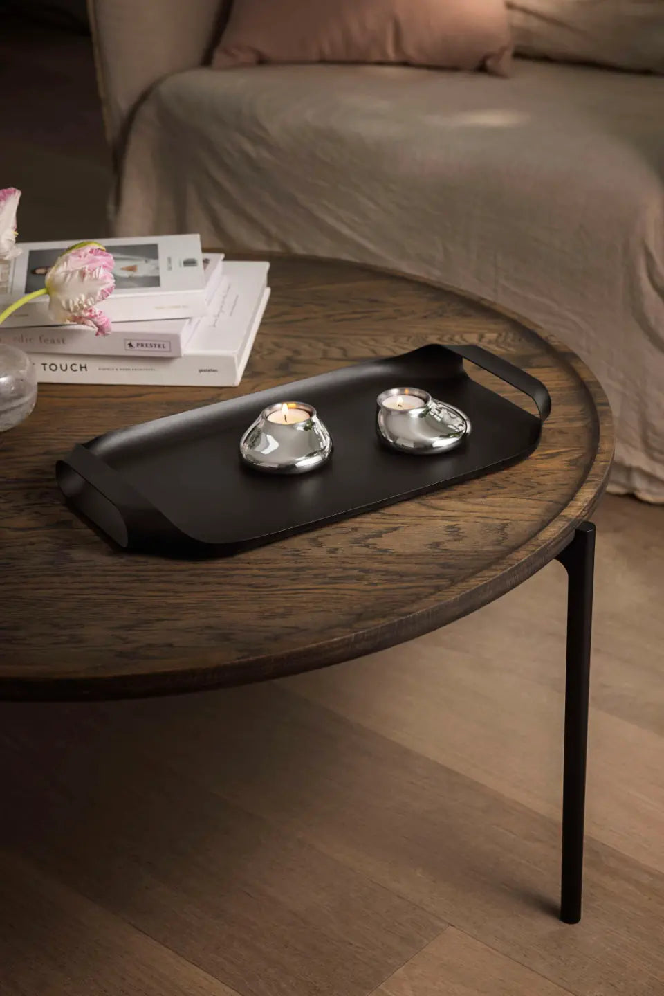 Serving Tray 43 x 25 cm Black