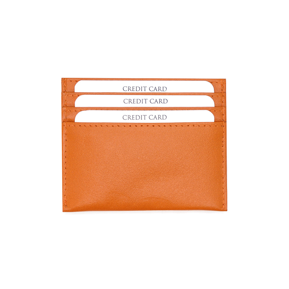 مجموعة محفظة RFID الناعمة المصنوعة من الجلد الطبيعي وحامل بطاقات الائتمان - بني - SFTRBR3090+SFTRBR1090