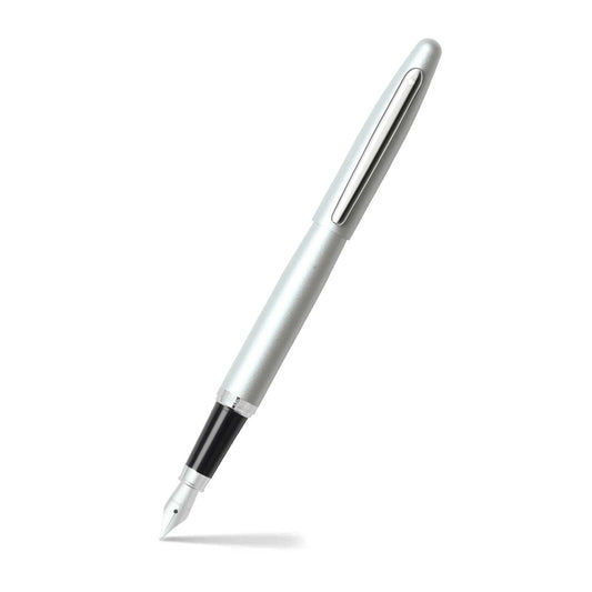 Pen Sheaffer Vfm E9400  Strobe Silver With Chrome Plated Trims Medium Fp