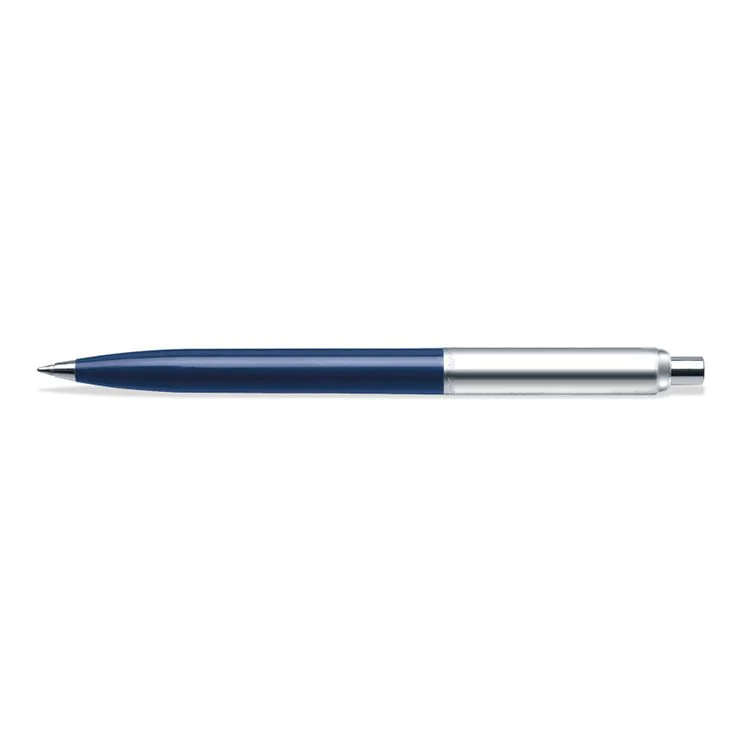 Pen Sheaffer Sentinel 321 Blue Barrel Brushed Chrome + Chrome Plate Trims Bp