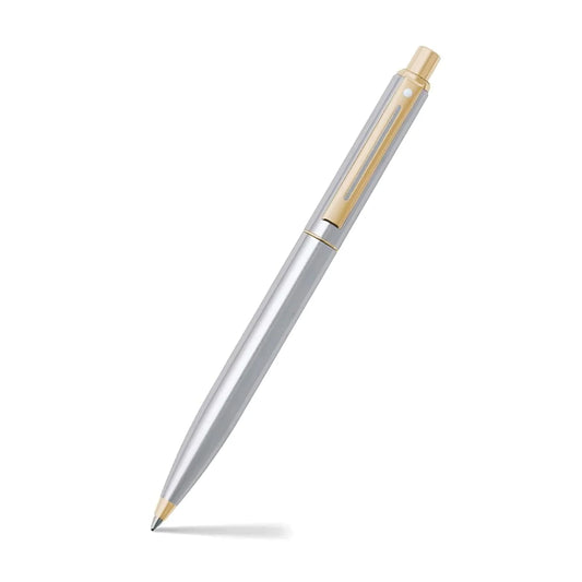 Sheaffer® Sentinel 325 Brushed Chrome Ballpoint pen with Gold Tone Trim