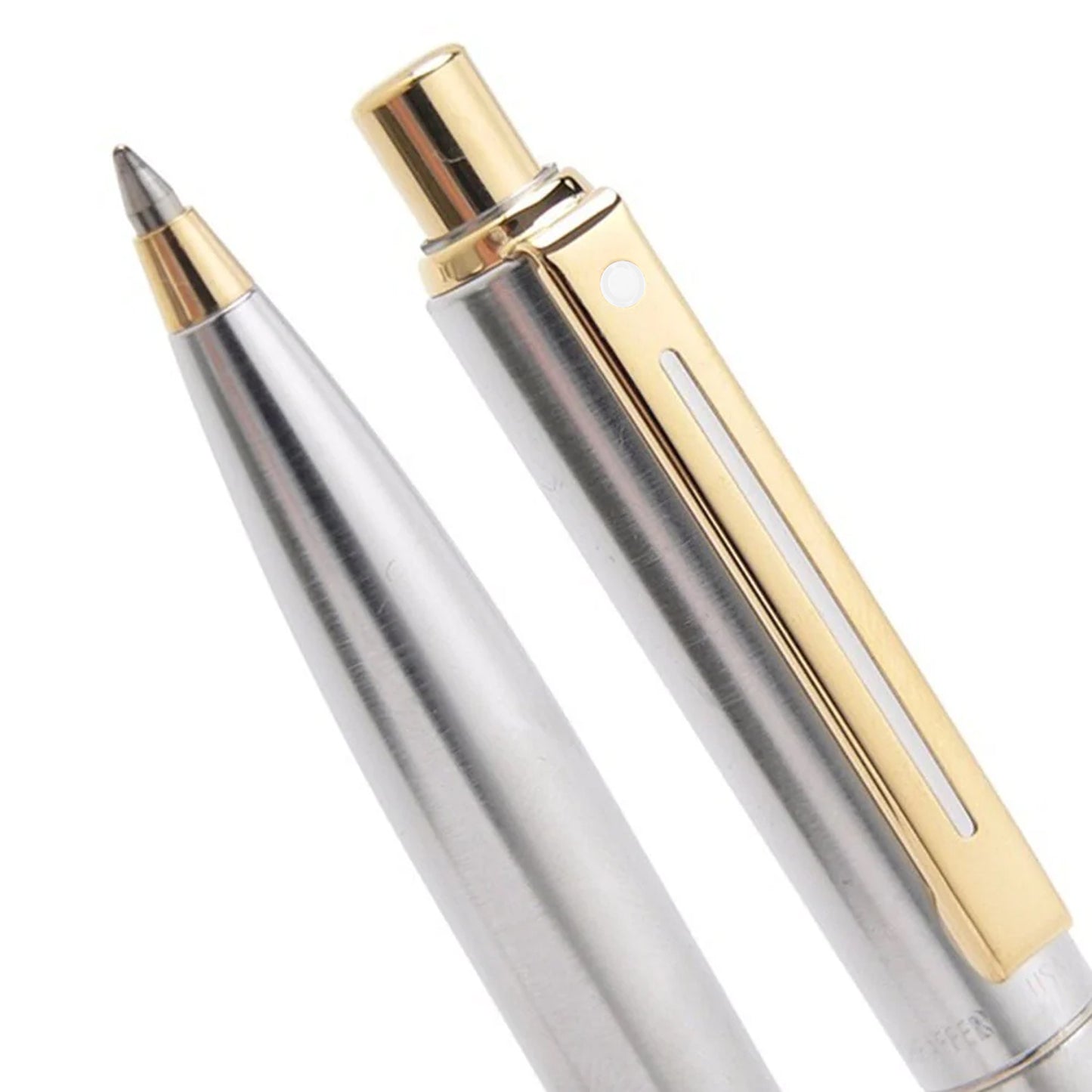 Pen Sheaffer Sentinel 325 Brushed Chrome Barrel + Gold Tone Trims Bp