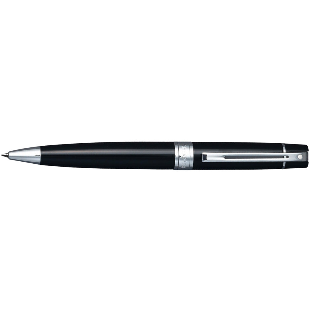 Pen Sheaffer 300 E9312 Glossy Black With Chrome Plated Trims Bp