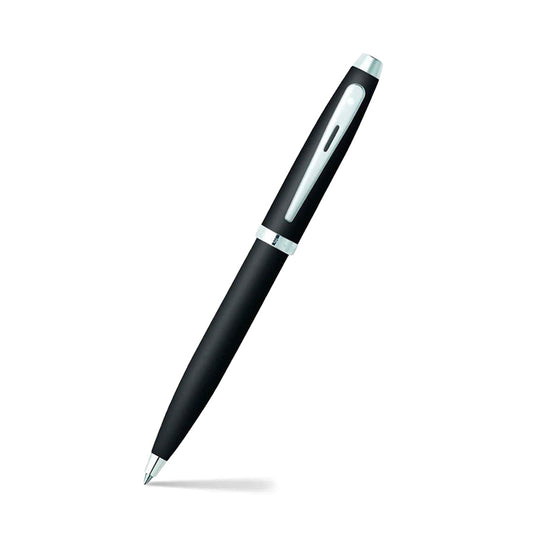 Pen Sheaffer 100 E9317  Matte Black With Chrome Plated Trims Bp