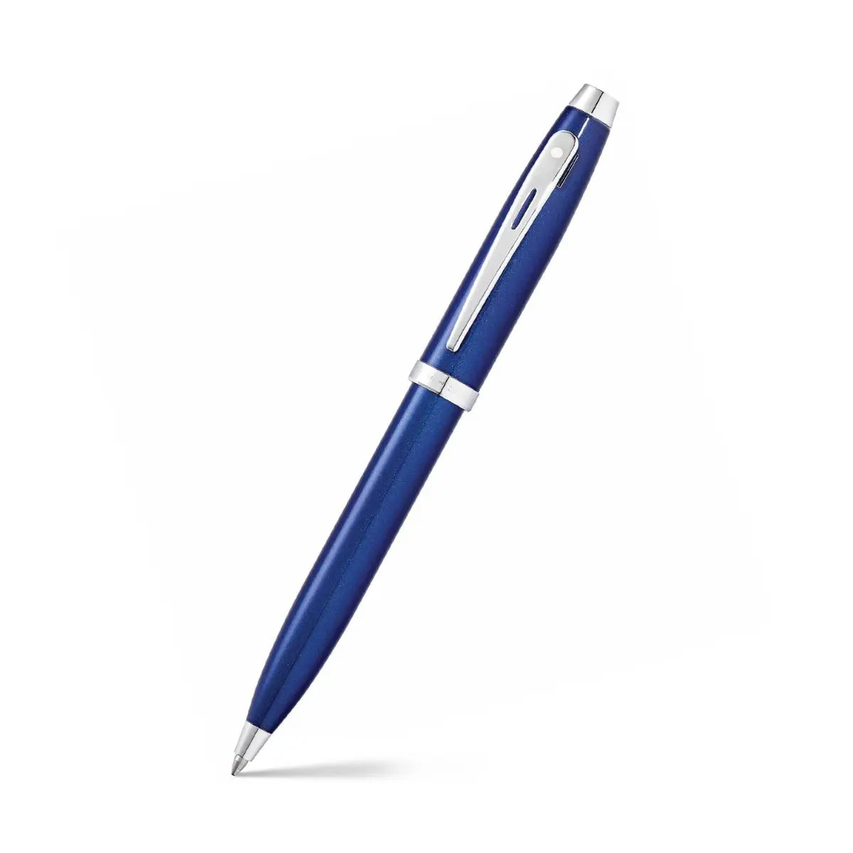 Pen Sheaffer 100 E9339  Glossy Blue Lacquer With Chrome Plated Trims Bp