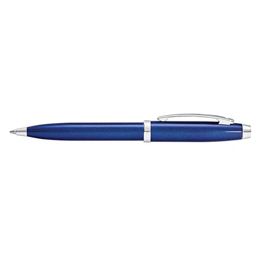Pen Sheaffer 100 E9339  Glossy Blue Lacquer With Chrome Plated Trims Bp