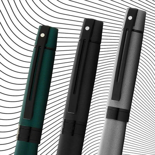 Pen Sheaffer 300 E9343 Matte Black Lacquer With Polished Black Trims Bp