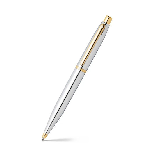 Pen Sheaffer Vfm E9422  Polished Chrome With Gold Plated Trims Bp