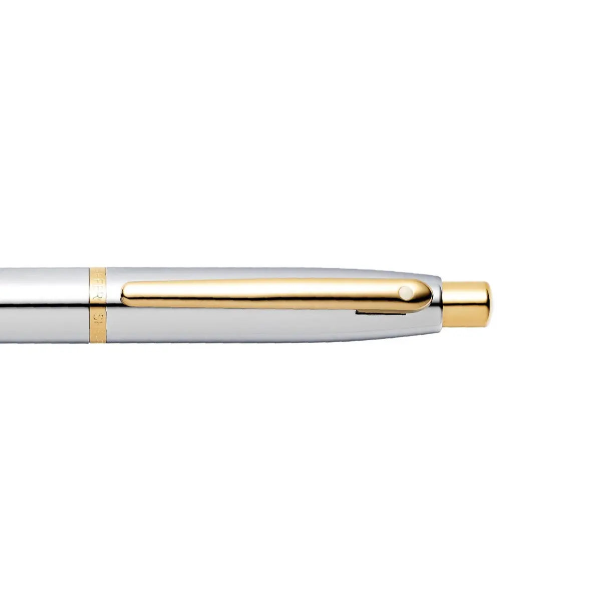 Pen Sheaffer Vfm E9422  Polished Chrome With Gold Plated Trims Bp
