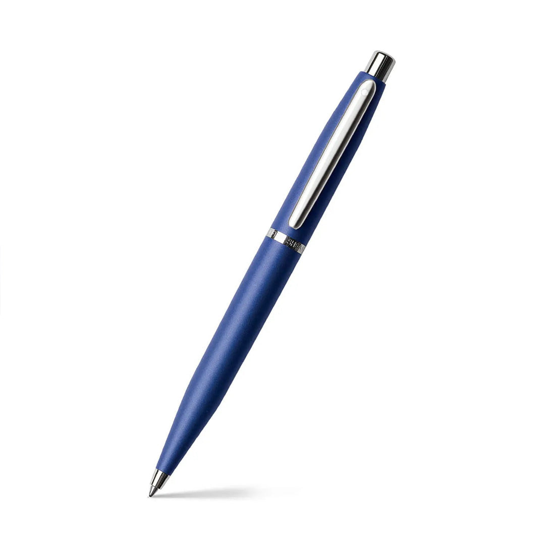 Pen Sheaffer Vfm G9401  Neon Blue With Nickel Plated Trims Bp With A6 Notebook