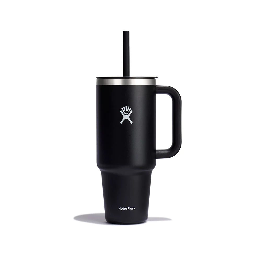Travel Tumbler 1.2L Black w/ Straw