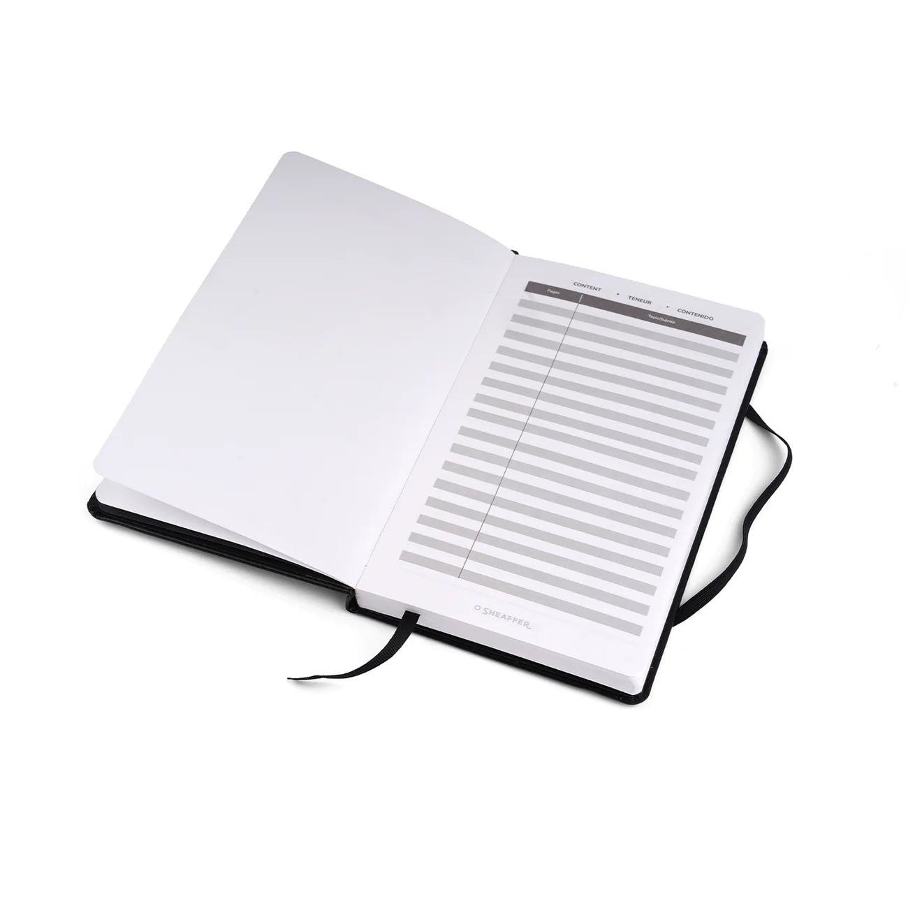 Sheaffer® Gift Set ft. Glossy Black S100 9313 Ballpoint Pen with Chrome Trim and Medium Notebook