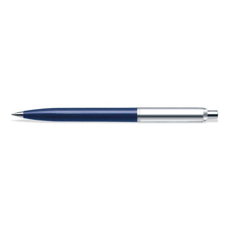 قلم حبر جاف Sheaffer® Sentinel باللون الأزرق والكروم مع حواف من الكروم