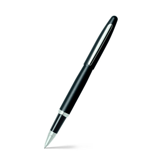 قلم حبر جاف Sheaffer® VFM باللون الأسود غير اللامع مع حواف من الكروم