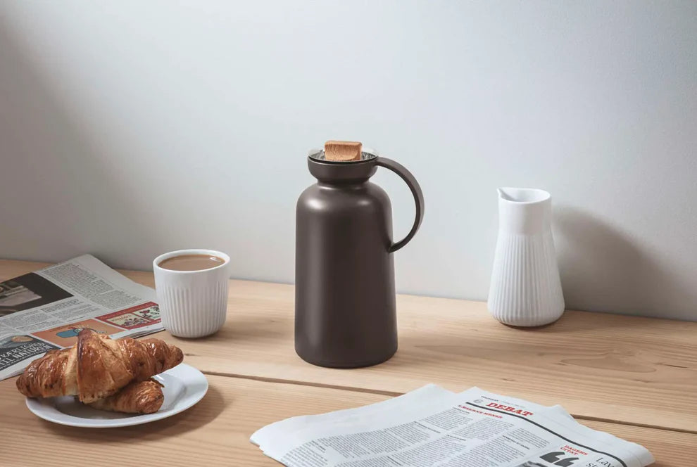 Silhouette Vaccum Jug 1l Choc Brown