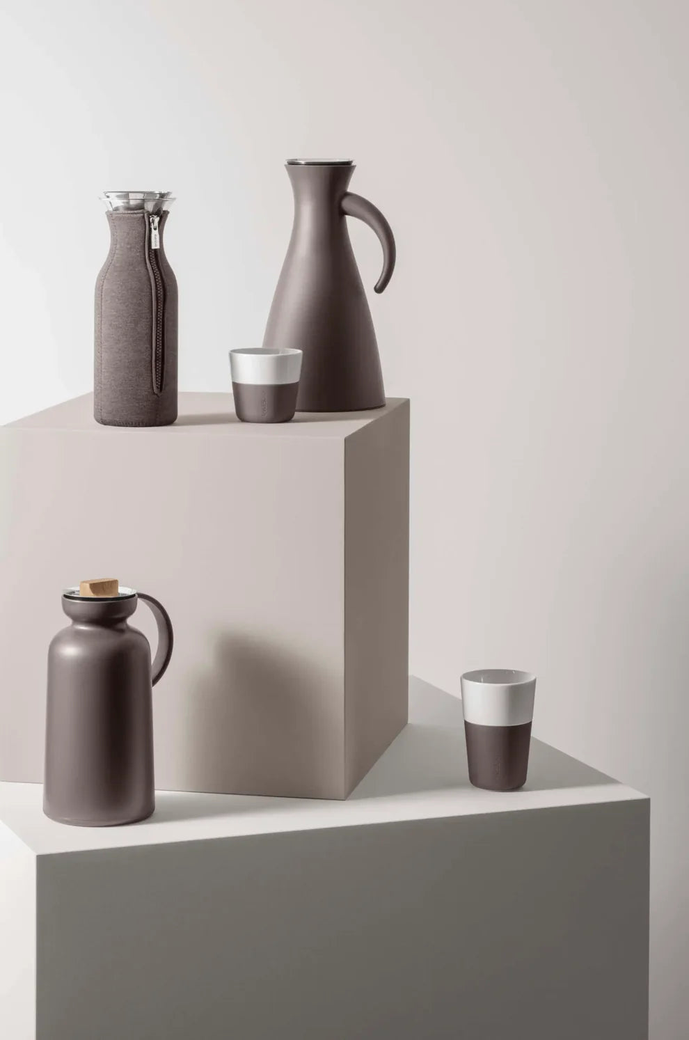 Silhouette Vaccum Jug 1l Choc Brown