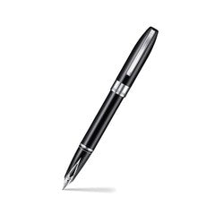 Pen Sheaffer Legacy 9064 Black And Chrome Trims Fp Medium