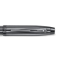 Pen Sheaffer 100 E9375 Shiny Dark Grey Gunmetal With Pvd Trims Fine Fp