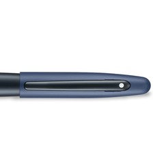 Pen Sheaffer Vfm E9429 Matt Blue With Matt Black Trims With Pvd Medium Nib Fp With Converter