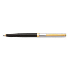 Pen Sheaffer Sagaris E9475 Glossy Black Barrel With Chrome Cap And Gold Trims Bp