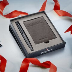 Pen Sheaffer Vfm 9424 Matt Grey With Matt Black Tone Trim Rb, Driftwood Grey Credit Card Holder (Grey)