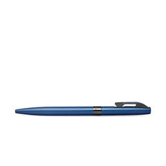 Pen Sheaffer 100 9018 Matt Blue With Black Pvd Trim Bp With Sapphire Night Credit Card Holder (Bl
