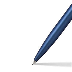 Pen Sheaffer 100 9018 Matt Blue With Black Pvd Trim Bp With Sapphire Night Credit Card Holder (Bl