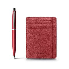 Pen Sheaffer Vfm 9403 Excessive Red With Chrome Plated Trim Bp, Sapphire Night Credit Card Holder (Red)
