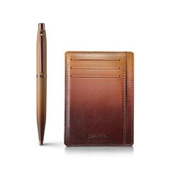 Giftset Sheaffer Vfm 9428 Coffee Edition Matt Brown With Regal Brown Pvd Trims Bp With Coffee Brown Cch Bp