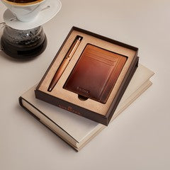 Giftset Sheaffer Vfm 9428 Coffee Edition Matt Brown With Regal Brown Pvd Trims Bp With Coffee Brown Cch Bp