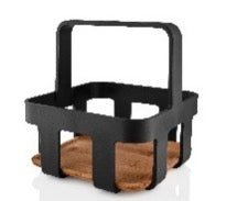 Nordic kitchen Magnetic Trivet round (Bamboo)