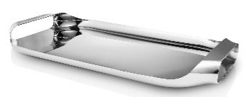 Serving tray 43 x 25 cm steel