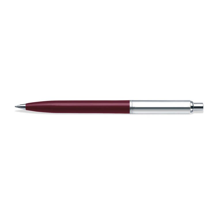 Sheaffer® Sentinel Burgandy and Chrome Ballpoint Pen With Chrome Trims  Sale price