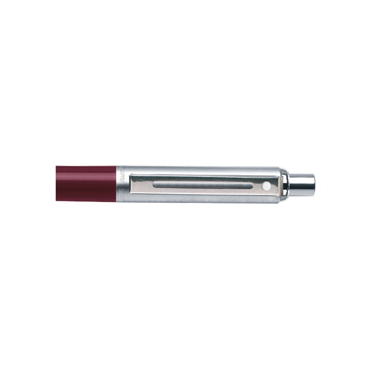 Sheaffer® Sentinel Burgandy and Chrome Ballpoint Pen With Chrome Trims  Sale price